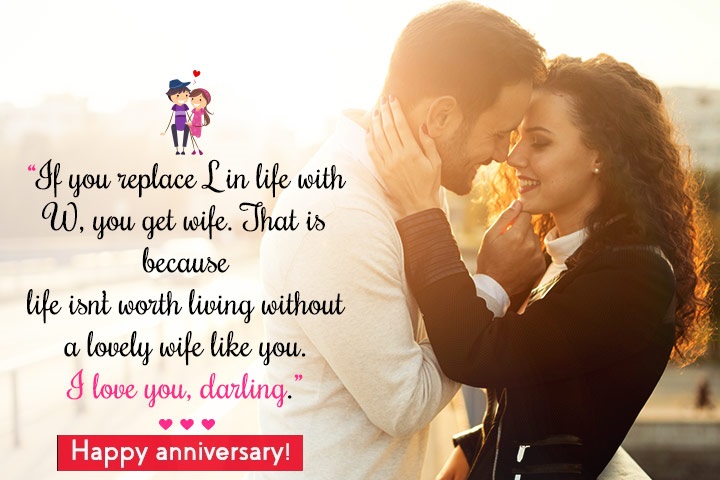 Hppy 1st anniversary images for wife