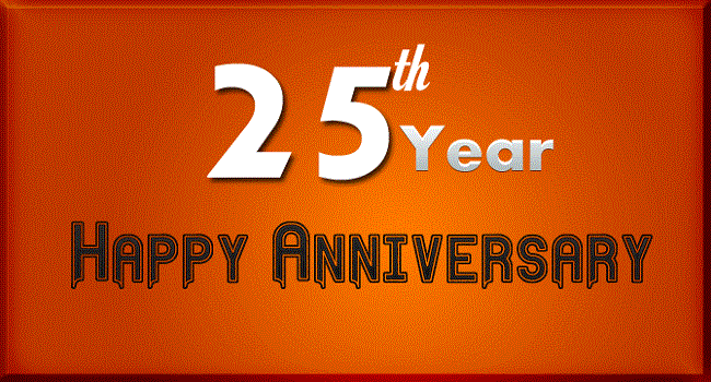 60+} 25th Anniversary Wishes, Messages, Quotes for Friends