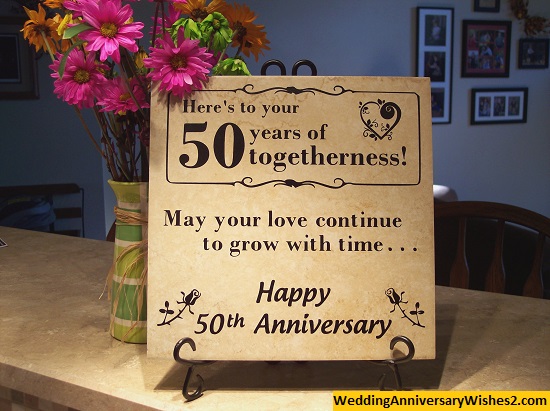 first wedding anniversary wishes for friend Beautiful 50th Wedding Anniversary Quotes