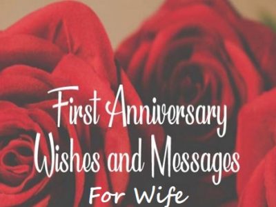 {70} 1st Wedding Anniversary Wishes, Messages, Quotes for Wife