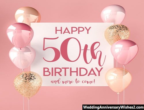 50th birthday images for him