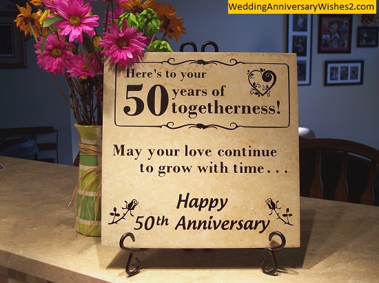 first wedding anniversary wishes for friend Beautiful 50th Wedding Anniversary Quotes