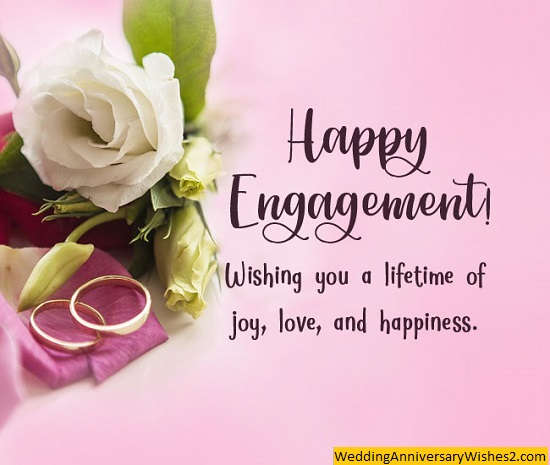 engagement greeting card