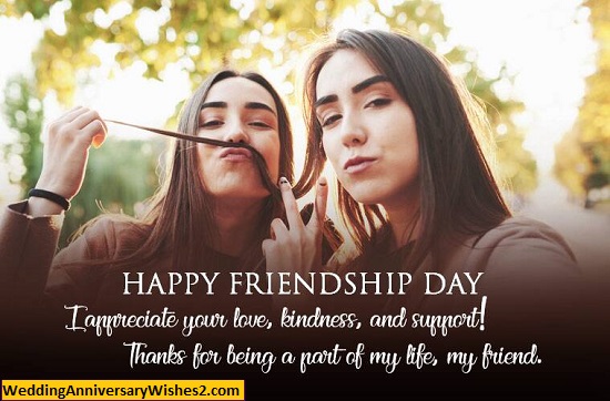 happy friendship day lines