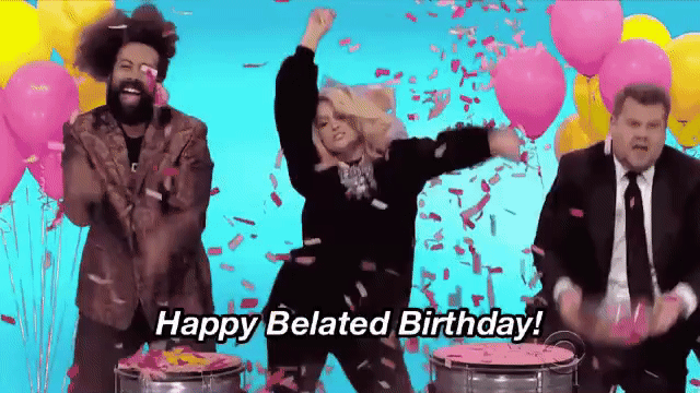 funny birthday gif for her