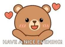 have a nice evening gif