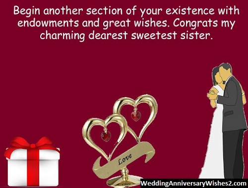 marriage wishes for sister