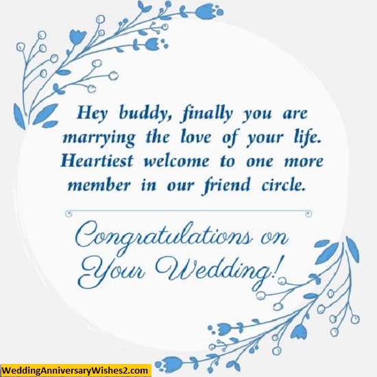 wedding wishes for friend