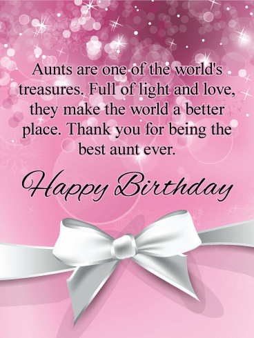 happy birthday aunty